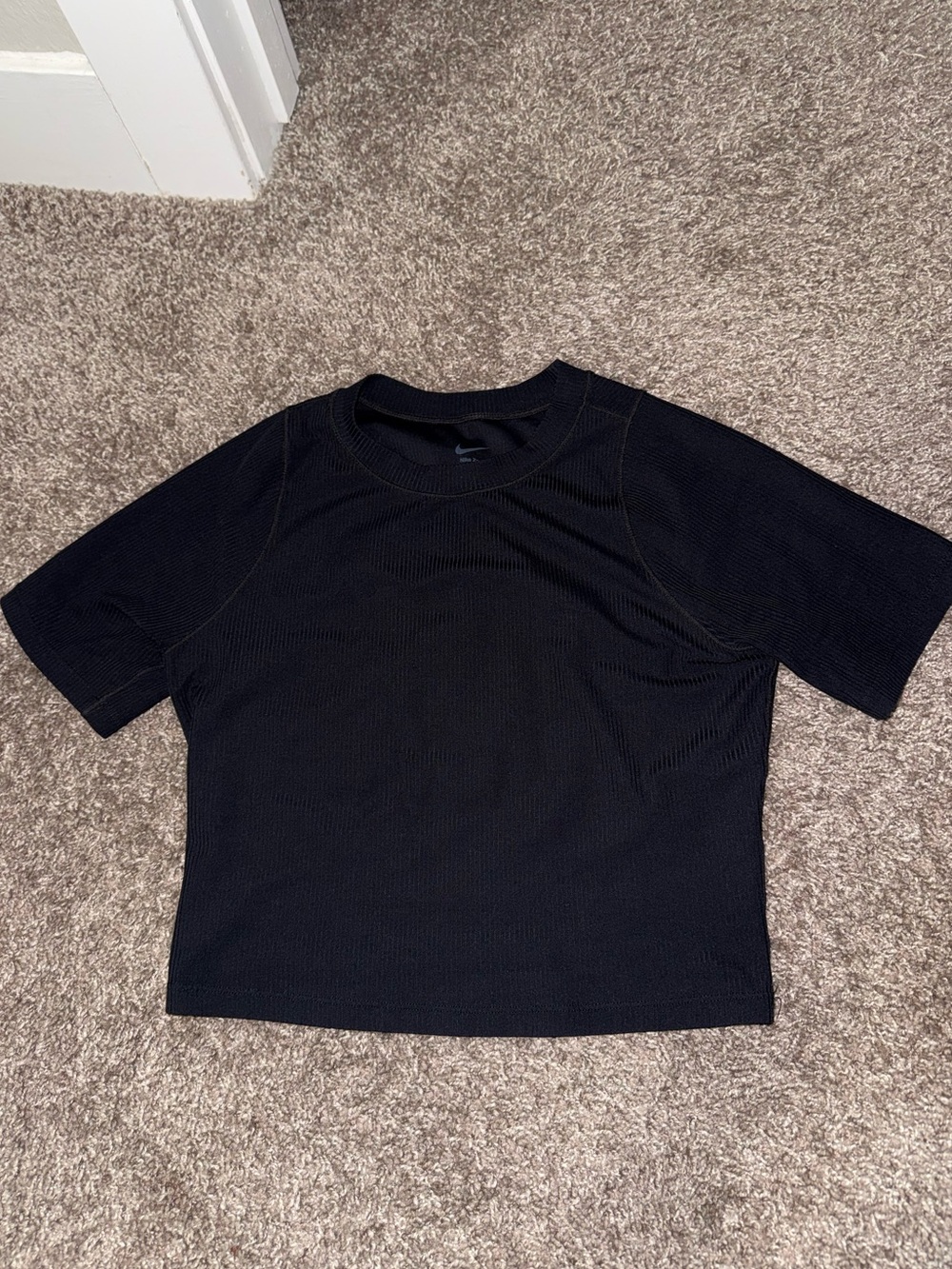 Nike Dri-Fit Zenvy Short Sleeve Ribbed Top Women’s